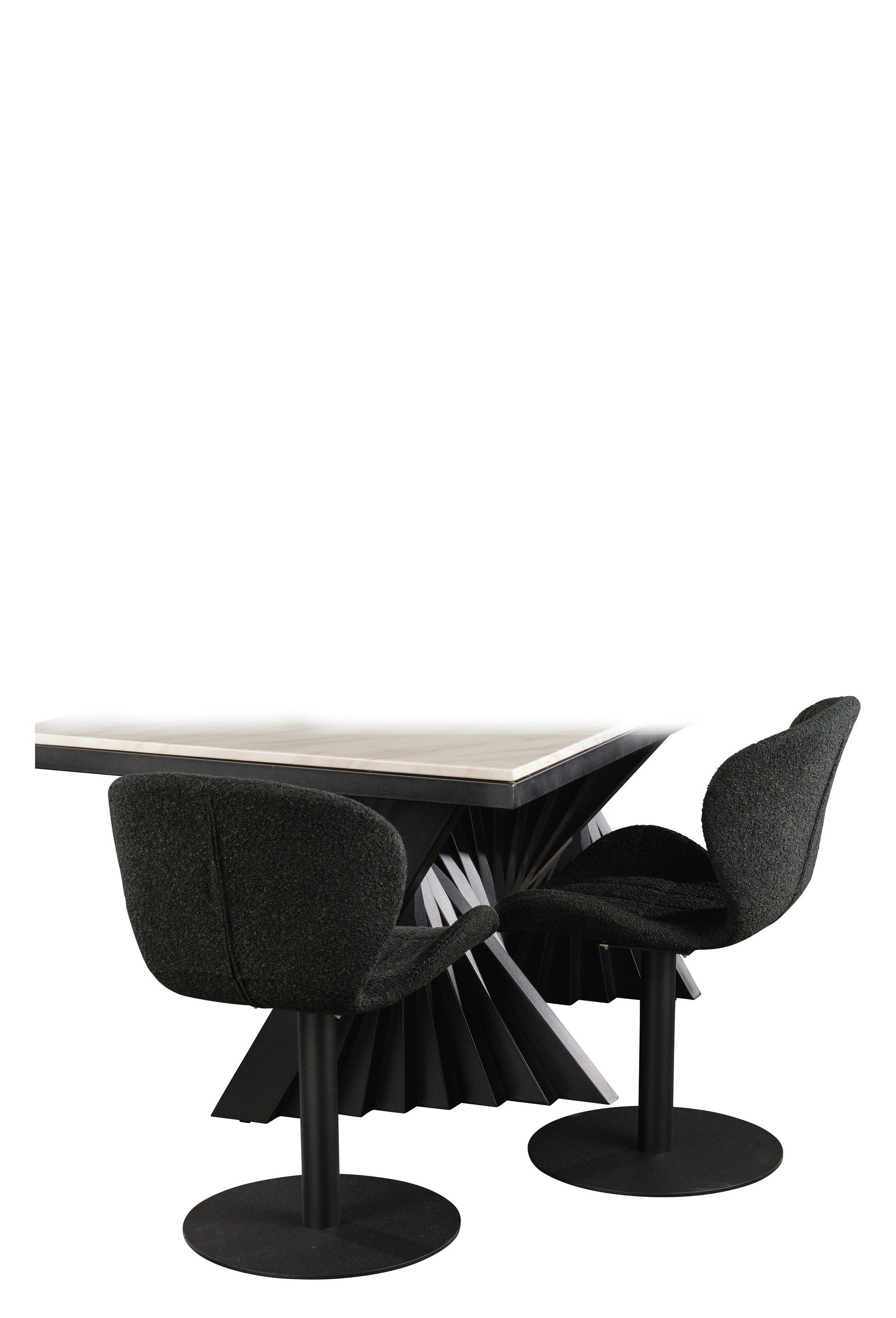 contemporary black dining chairs