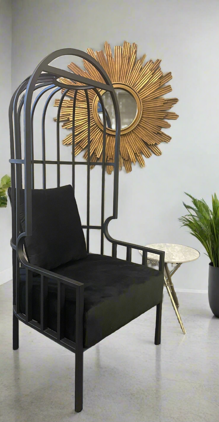 tall statement accent chair