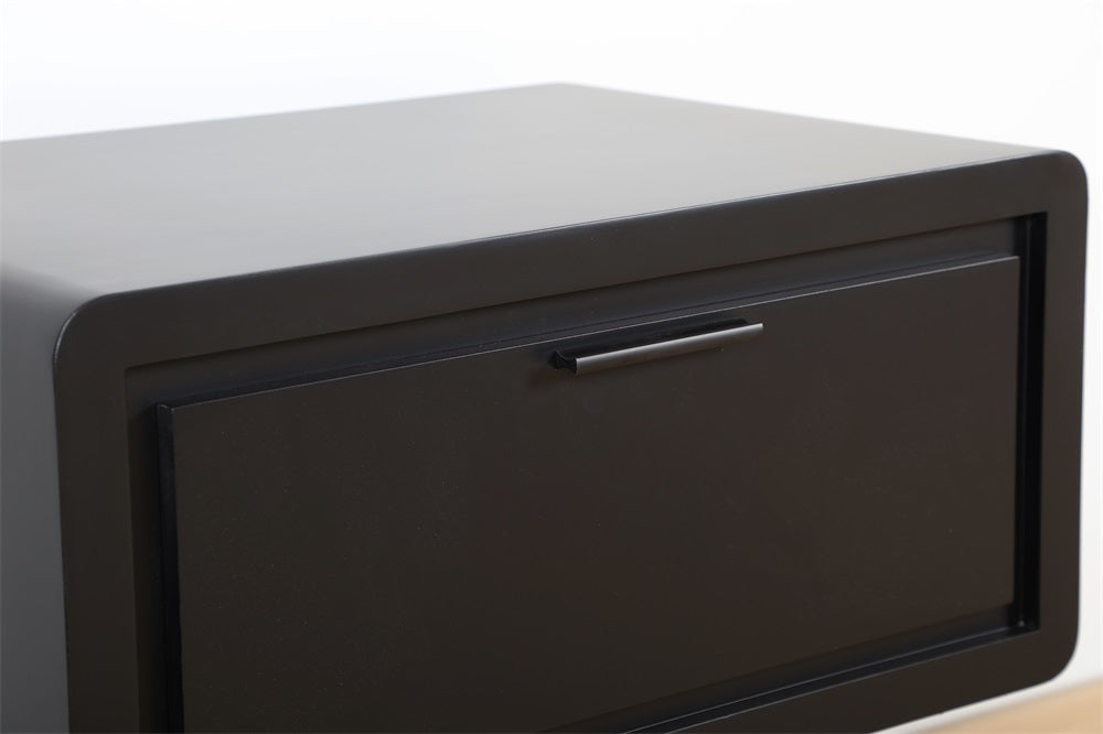rounded nightstand