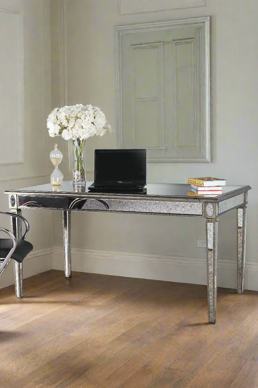 Lusetta Mirrored Writing Desk