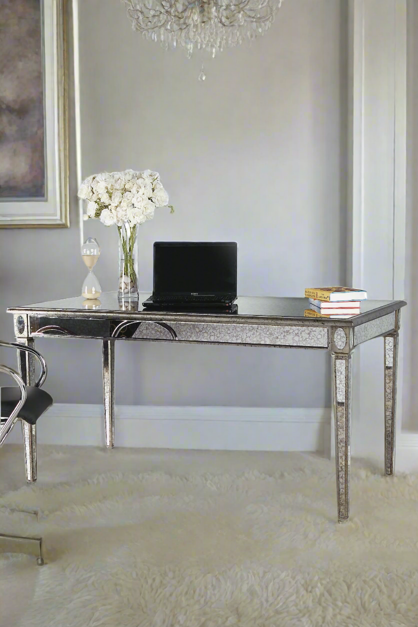 Lusetta Mirrored Writing Desk