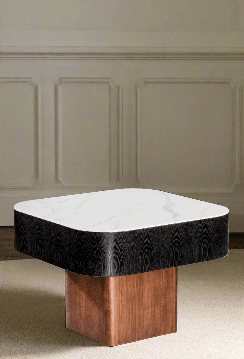 Styles Ceramic Top End Side Table with Storage