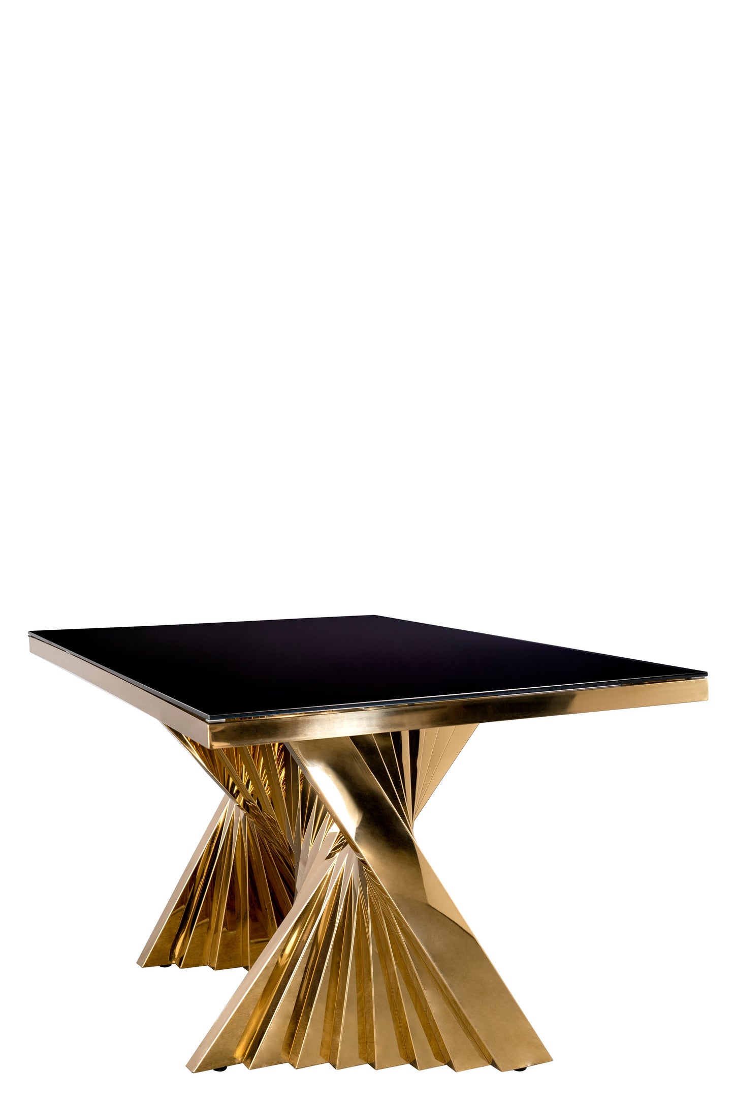 black and gold luxury dining table