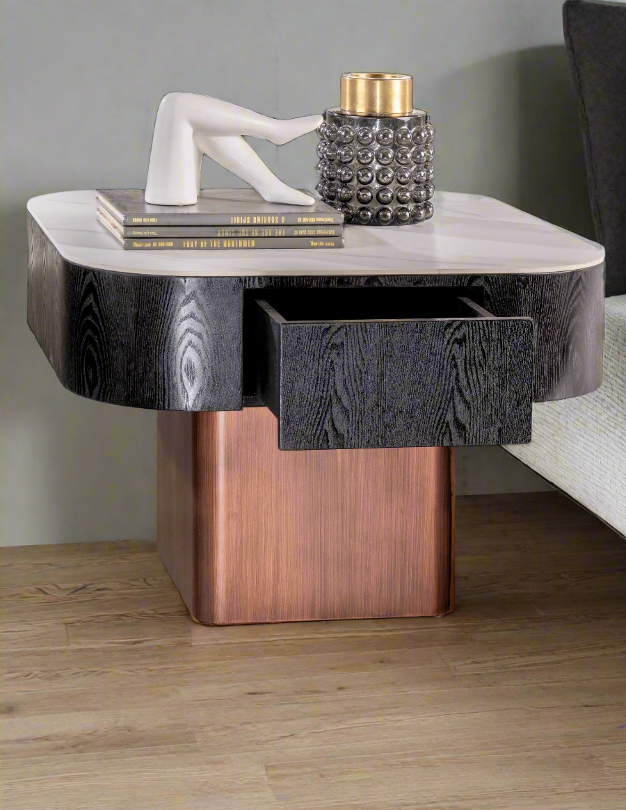 CURVED EDGES NIGHTSTAND