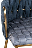 1538CS-BLU-Milano Counter Chair in Blue