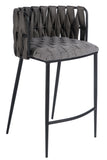 1538CS-GRY-Milano Counter Chair in Gray