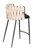1538CS-whtblk-Milano Counter Chair in Black and White