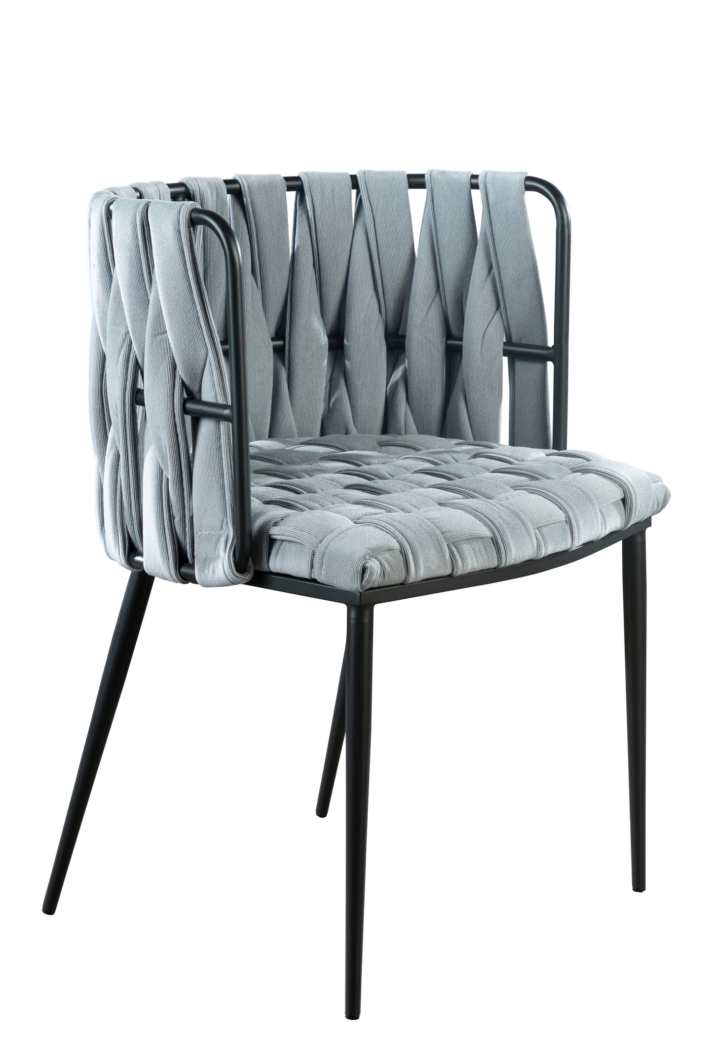 Bradley Rectangular Dining Table Set for 6 with Gray Chairs