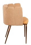 1689DC-BRN-Marbella  Dining Chair in Camel and Bronze