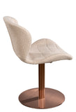 1728RC-BGE- Xander Swivel Chair in Off White