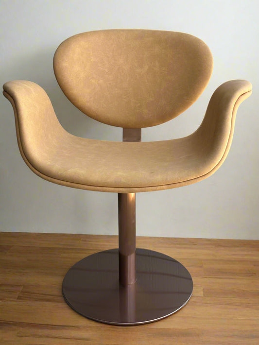 tulip chair tan