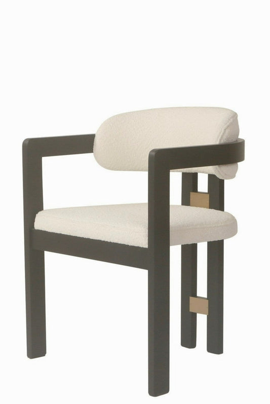 black wood dining chair 
