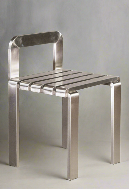 Tara Silver Metal Chair