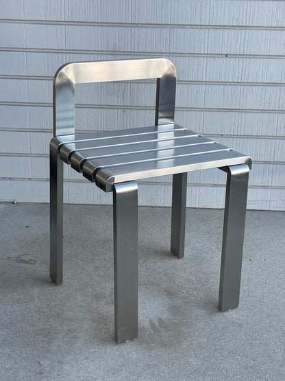 modern accent chair silver