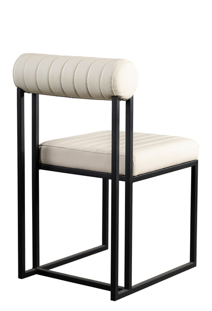 Milo Rectangular Dining Table Set for 6 in White