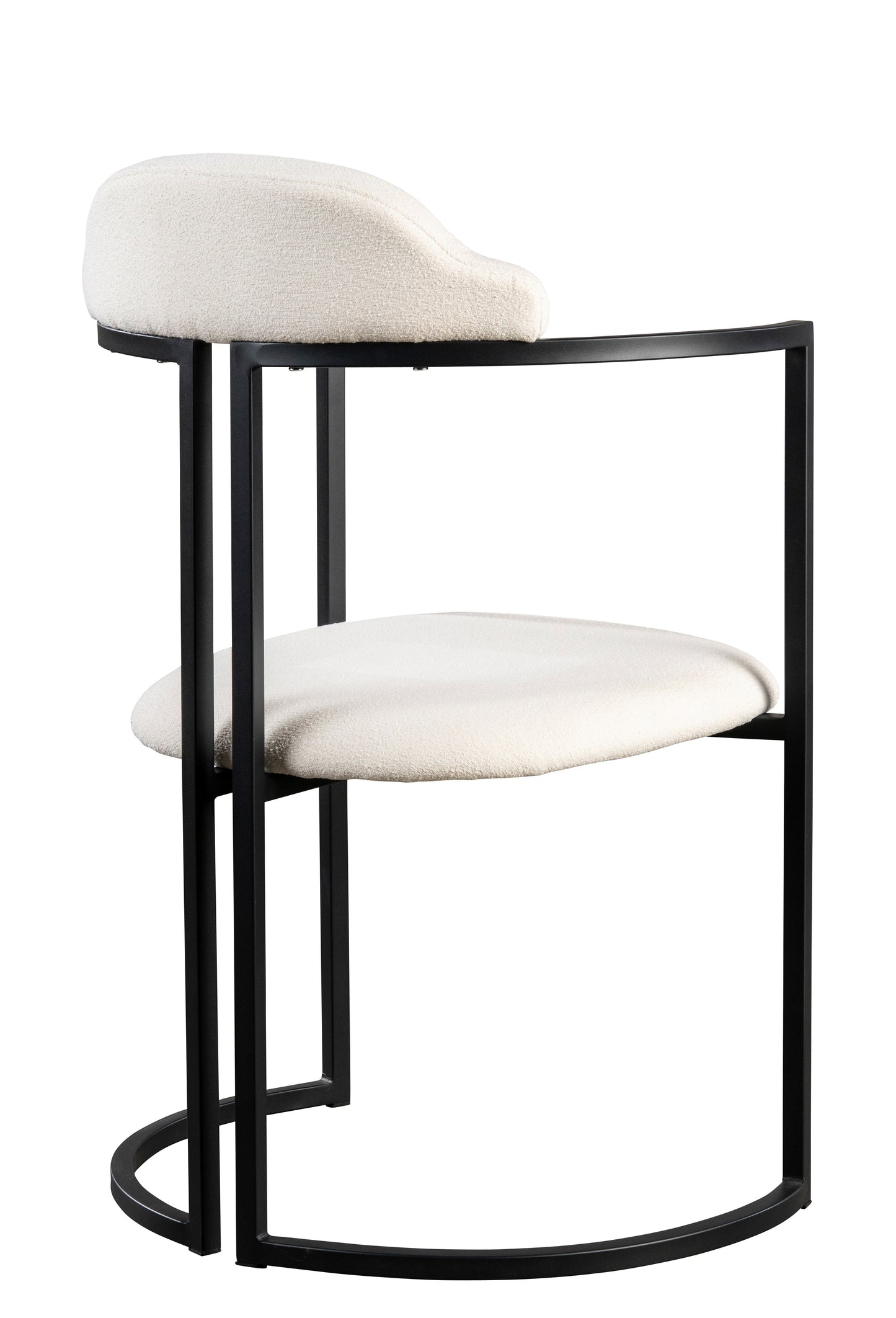Zenda  Dining Table Set for 3 with White Chairs