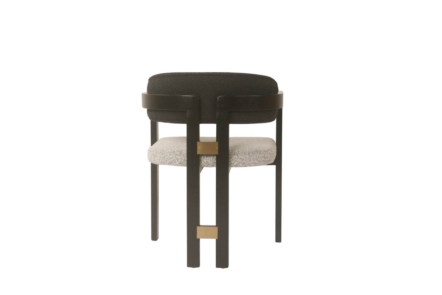Black and gold dining chair