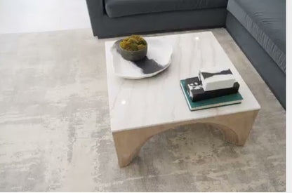 Paxton Marble Top Square Arch Coffee Table 36"w