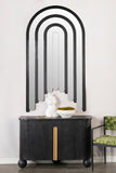 DM20739A-Flamm Accent Cabinet with Ball Feet in Black-PRE-ORDER