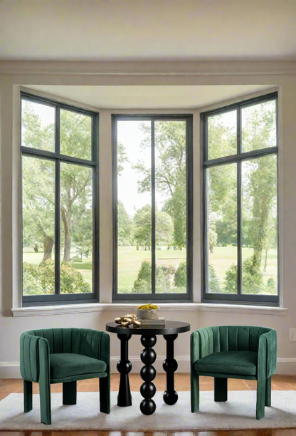 black round living room table
