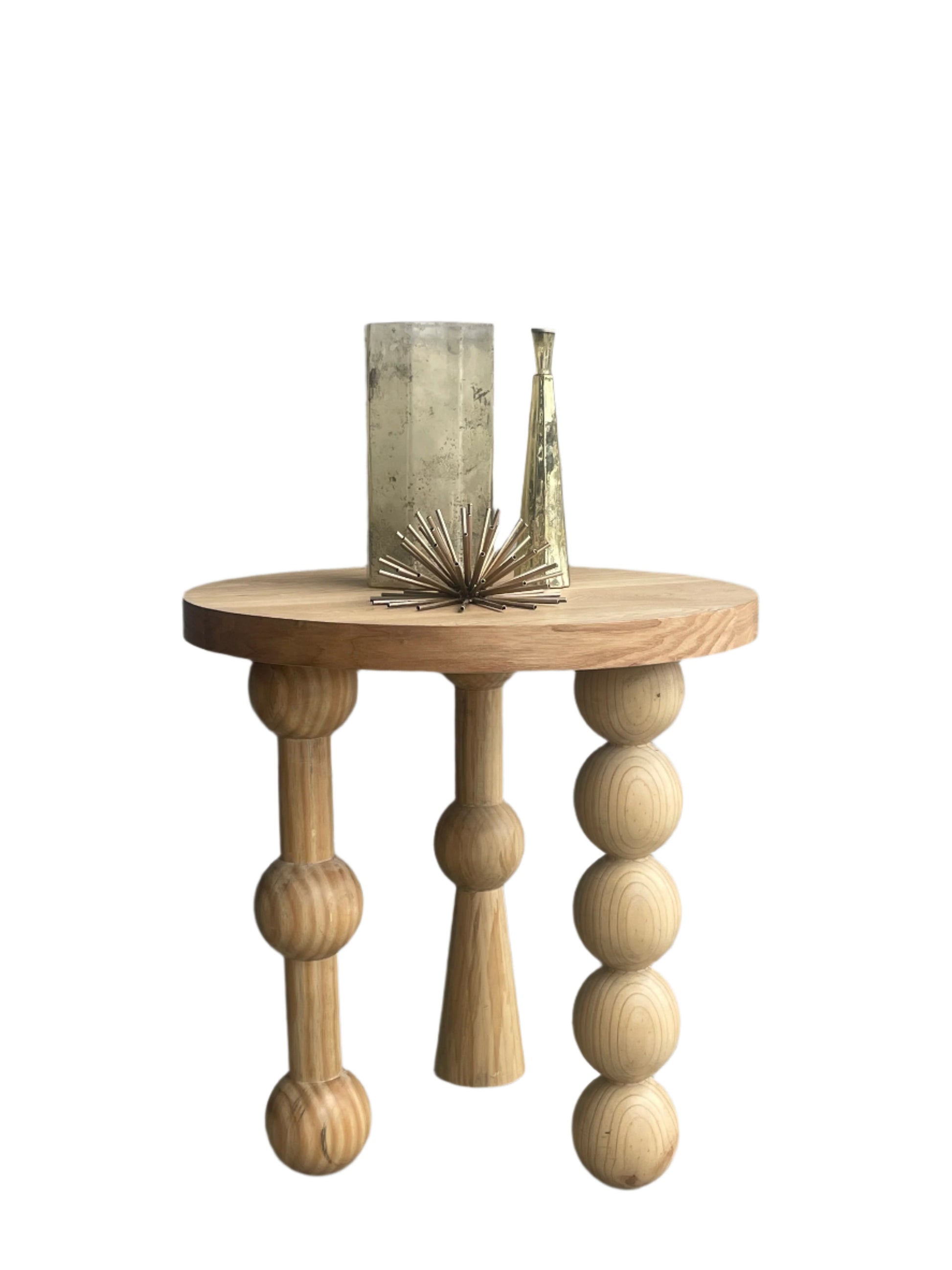 light oak accent table