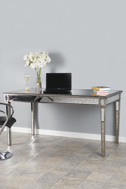 mirrored desk