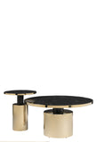 G40B-Taylor Coffee Table-Black and Gold