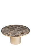 G40C-Taylor Coffee Table-Brown and Gold