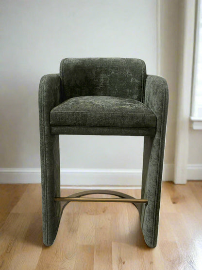 chenille velvet chair kitchen