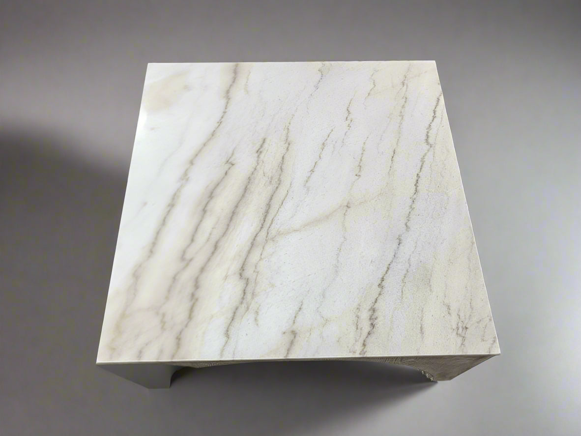 Paxton Marble Top Square Arch Coffee Table 36"w