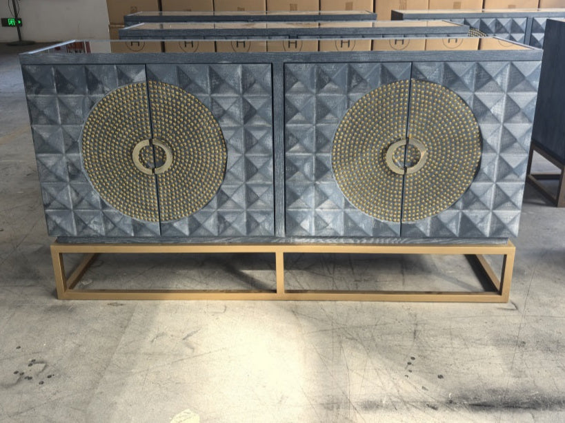 blue sideboard