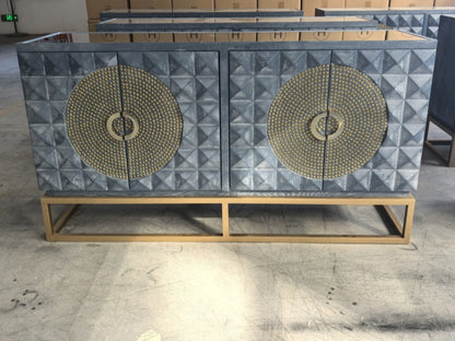blue sideboard