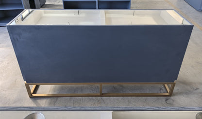 Zelda Blue Gray Studded Sideboard