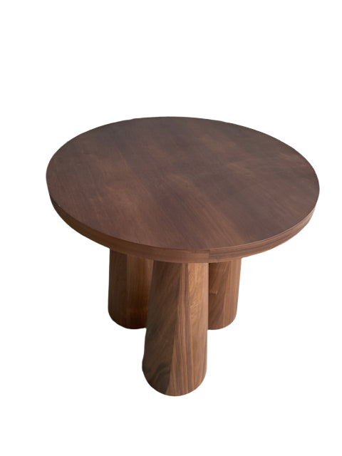 tall round end table