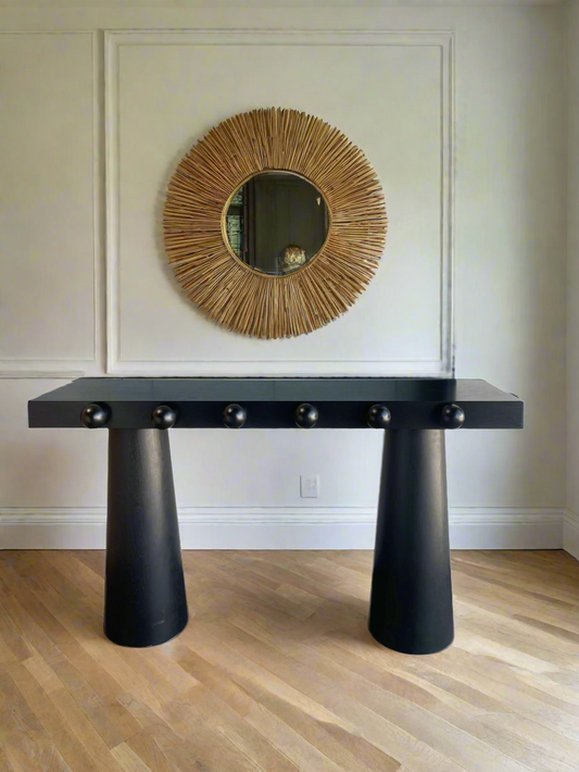 Dot Modern Console Table in Black