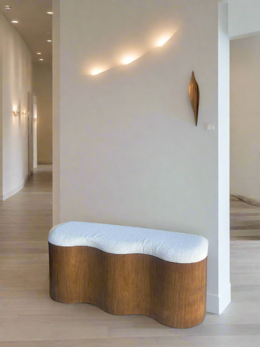 organic modern bench