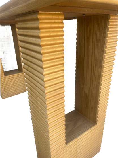 textured base console