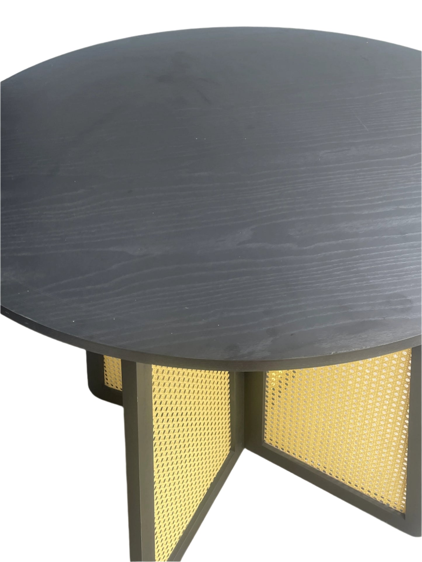mid century modern round dining table