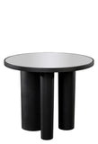 J-02BG-BLK-Balmain Mirrord Top Accent Table in Black