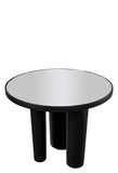 J-02BG-BLK-Balmain Mirrord Top Accent Table in Black