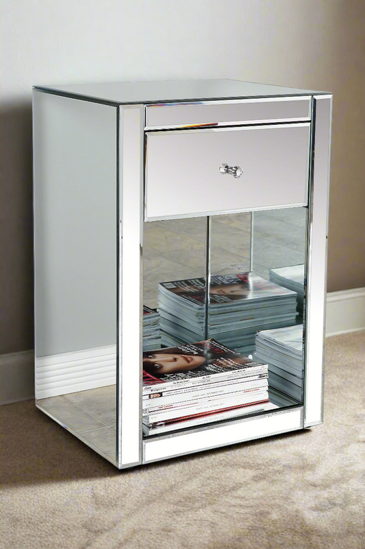Mirrored Nightstand