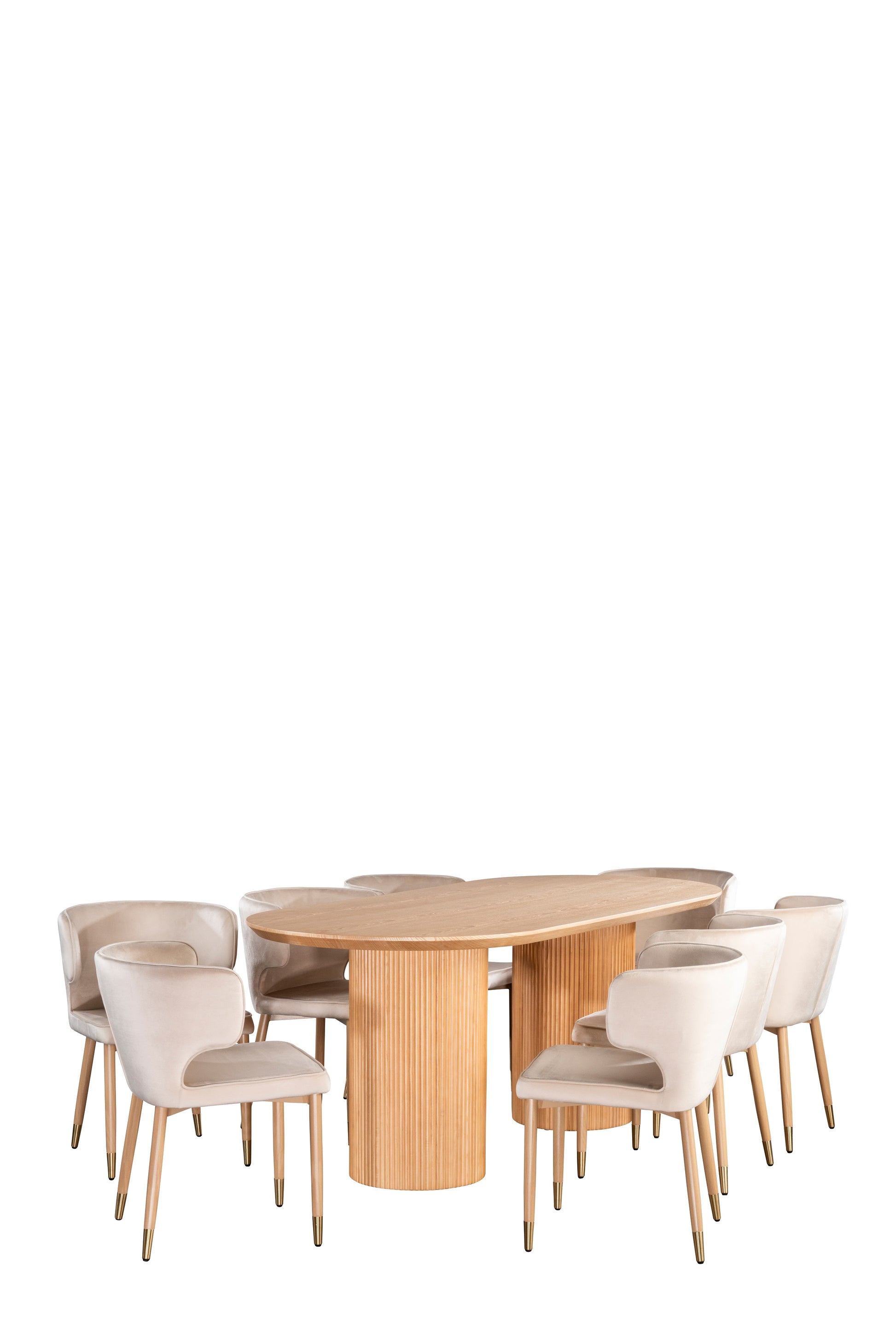 wood dining table for 8