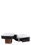 Styles Ceramic Top Set of 2 Coffee Table Set with Storage