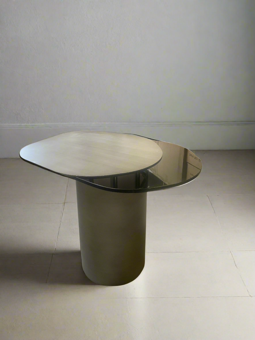 irregular shape end table