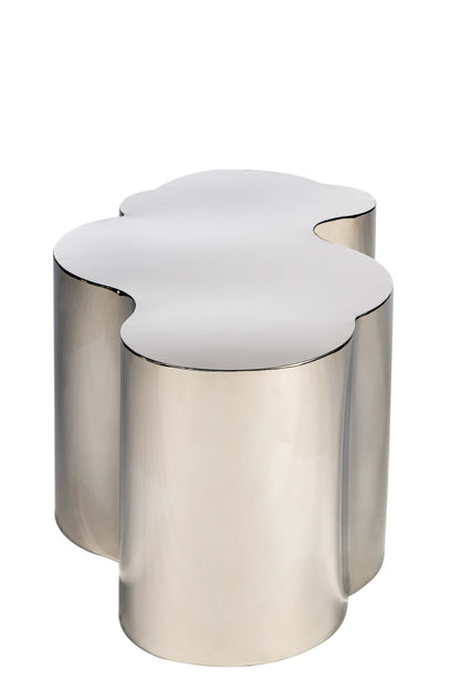 Kate and Luca Coffee Table Set in Silver