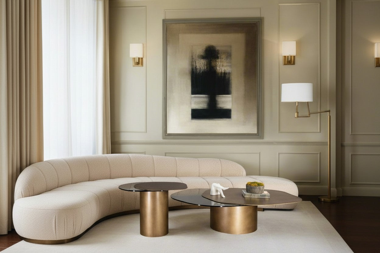 Modern Irregular Kaylee Coffee Table Set