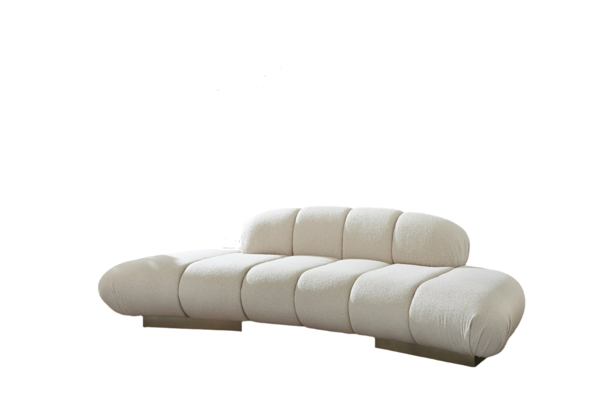 shearling white sofa