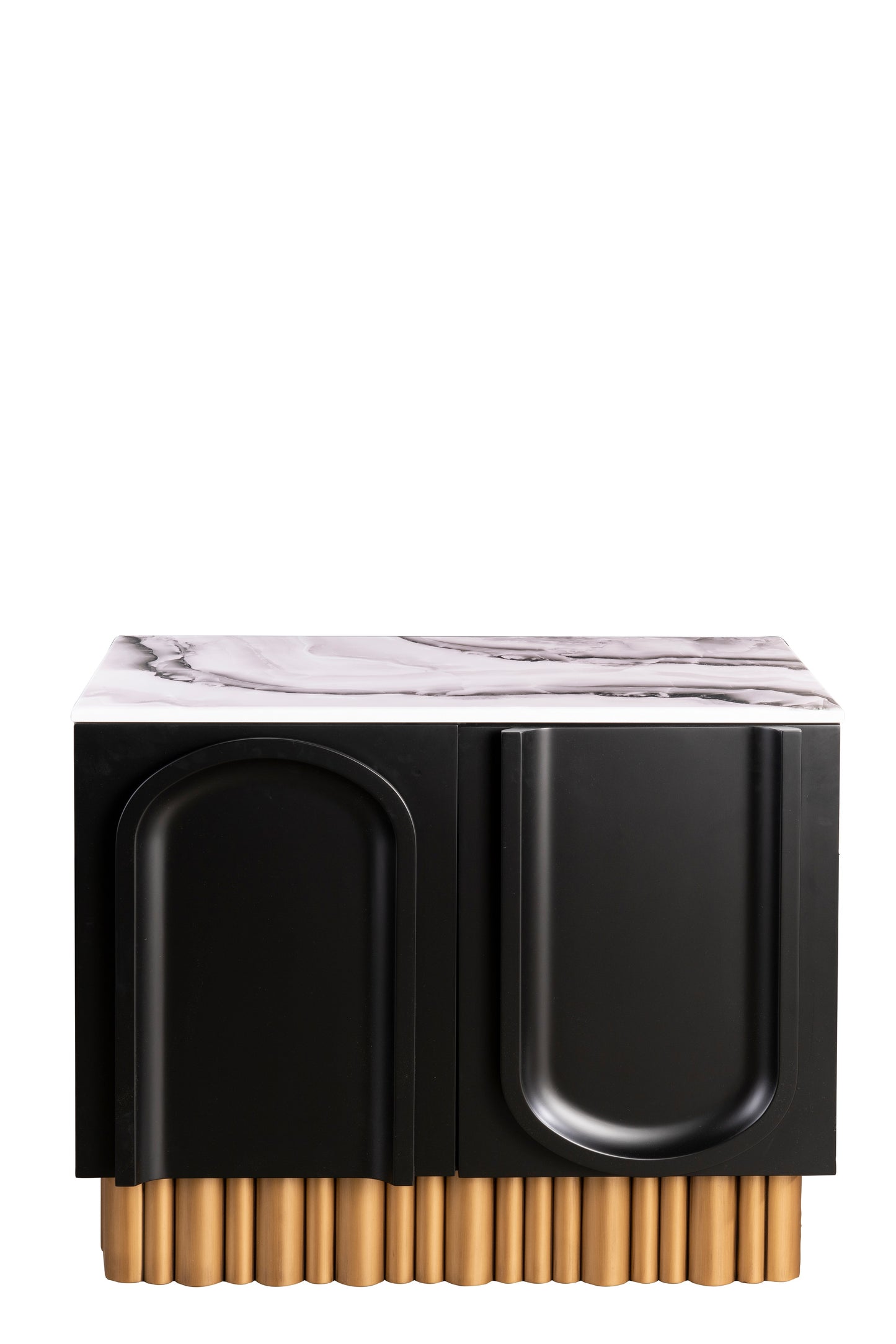 statement black accent cabinet