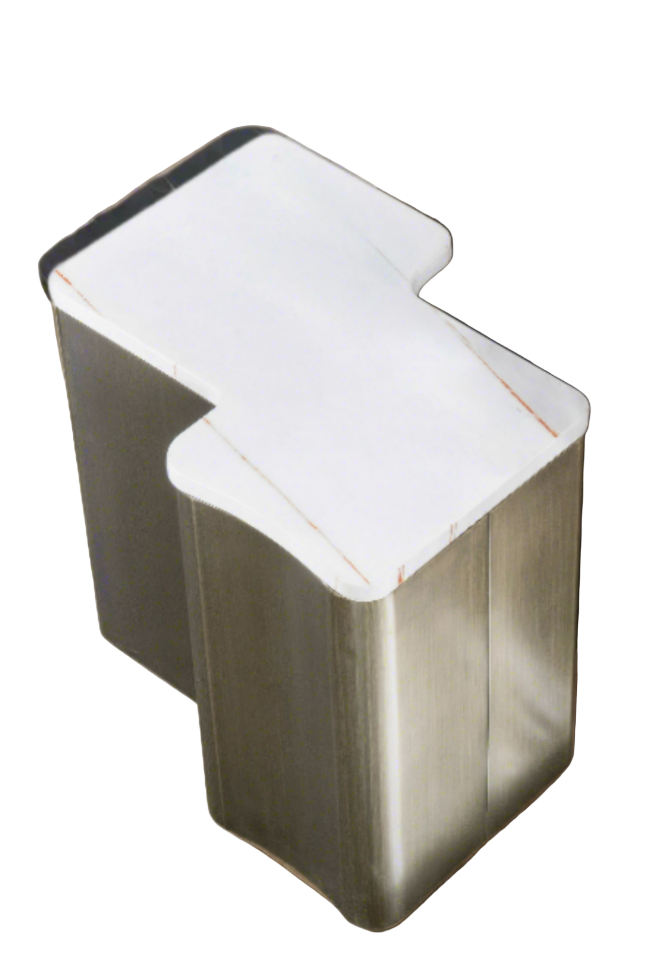 irregular shape end table modern