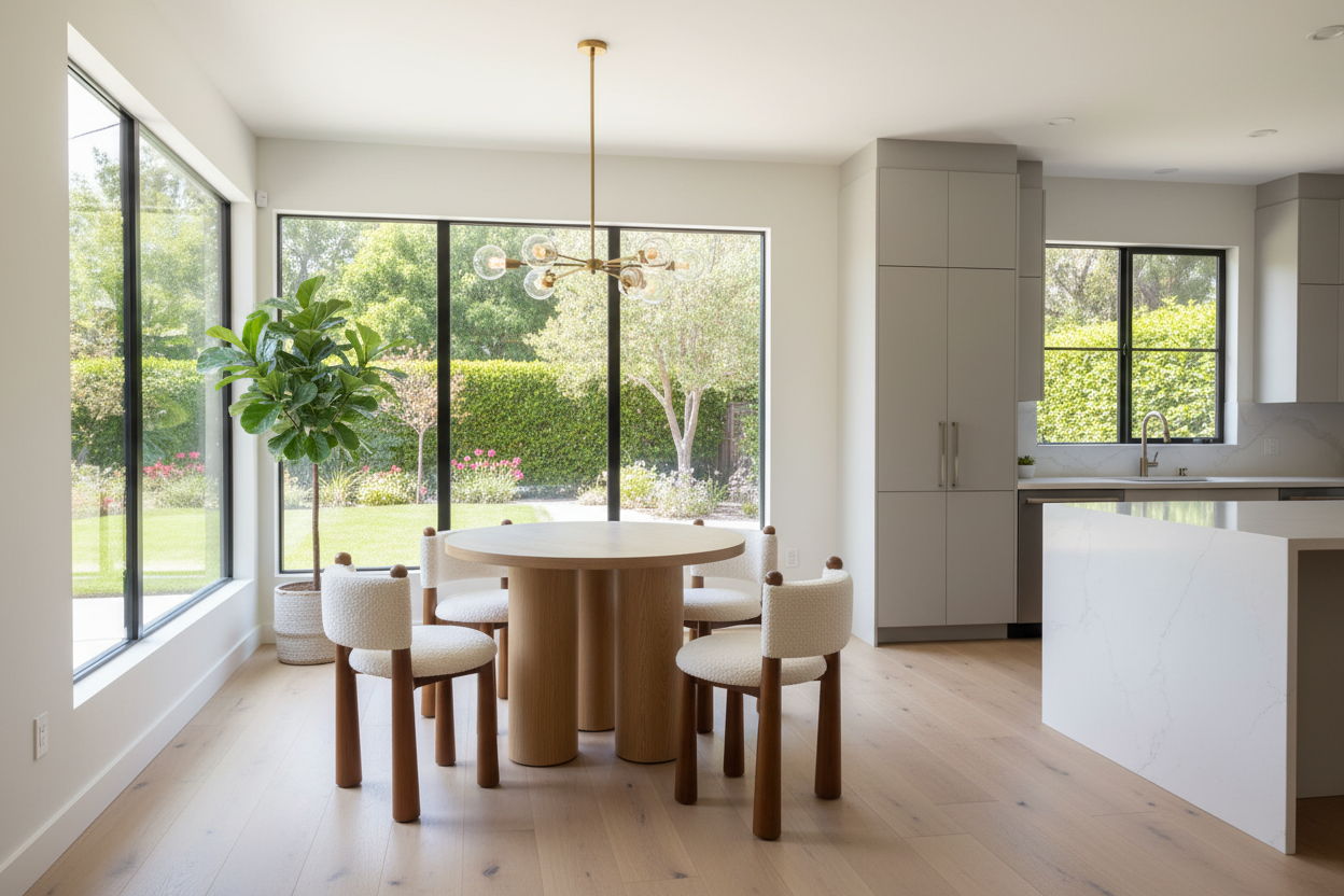 modern kitchen table set with 4 chairs